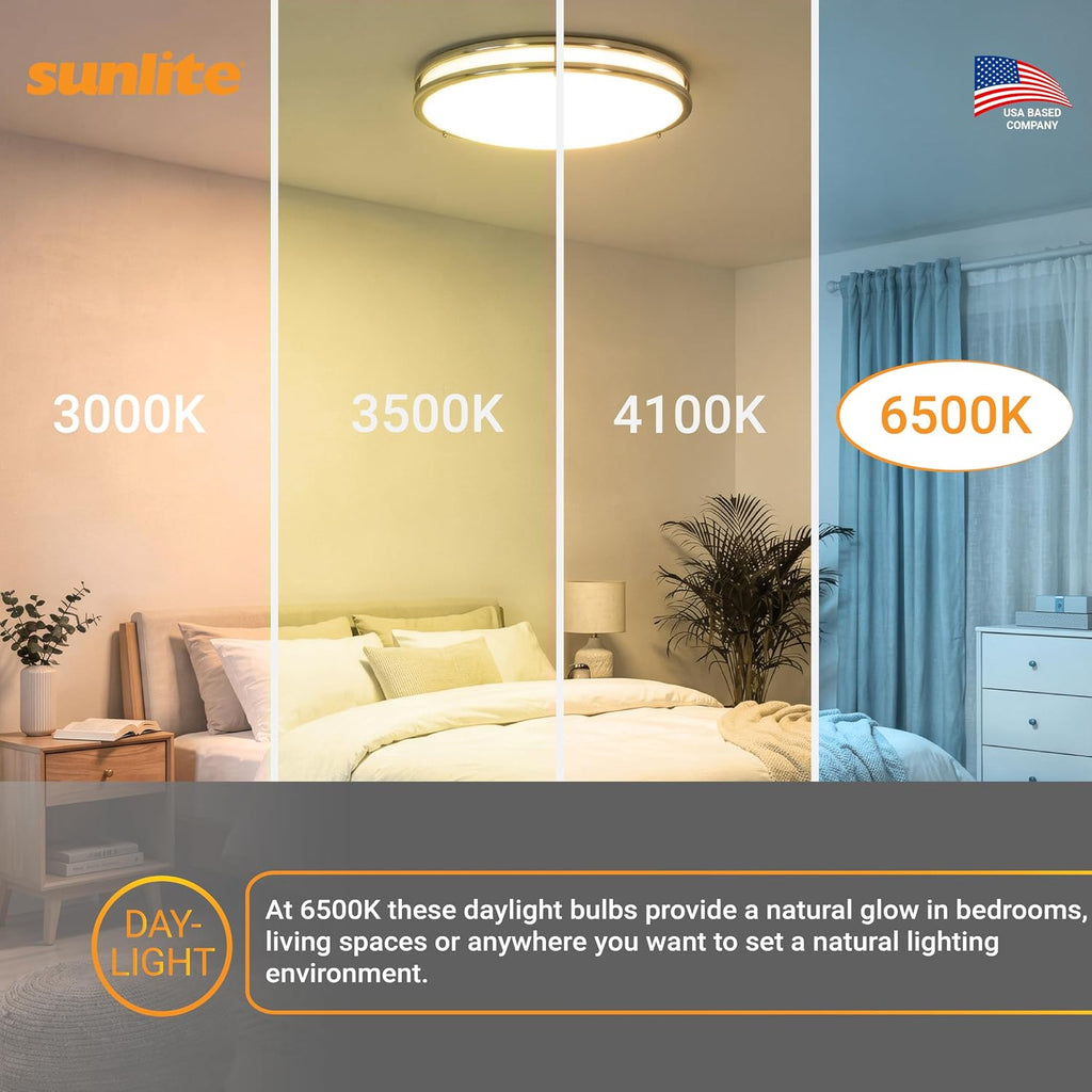 T9 Round Fluorescent Circline Lamp, 22 Watts, 1050 Lumens, 6500K Daylight, G10Q 4-Pin Base, 1 Pack