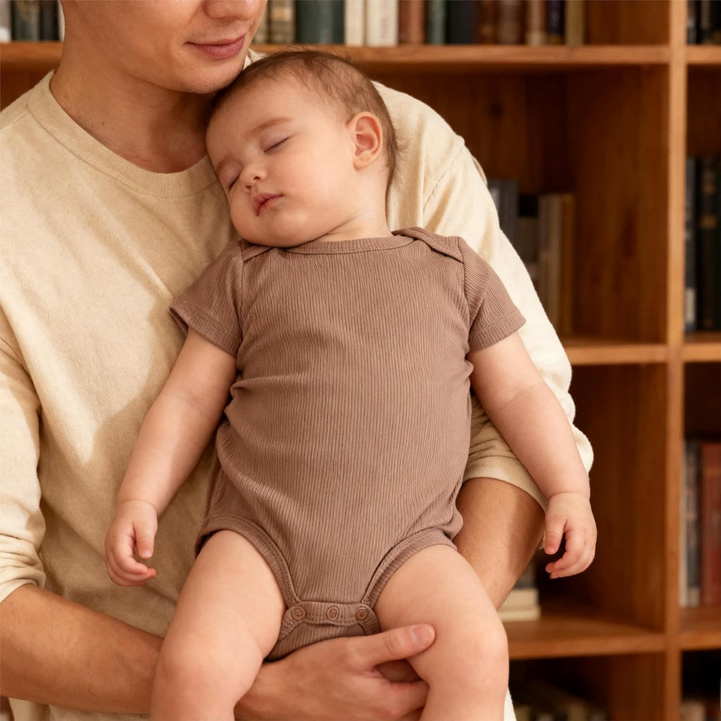 Baby Bodysuits Rayon From Bamboo Short & Long Sleeve Unisex