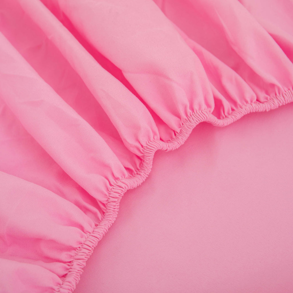 Bed in a Bag Pink Seersucker Comforter Set 5-Pieces Microfiber Lightweight Comforter All Season Bedding Sets