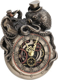 Veronese Design 7 5/8 Inch Tall Steampunk Octopus Nostradamus Prophet Wall Clock Sculpture