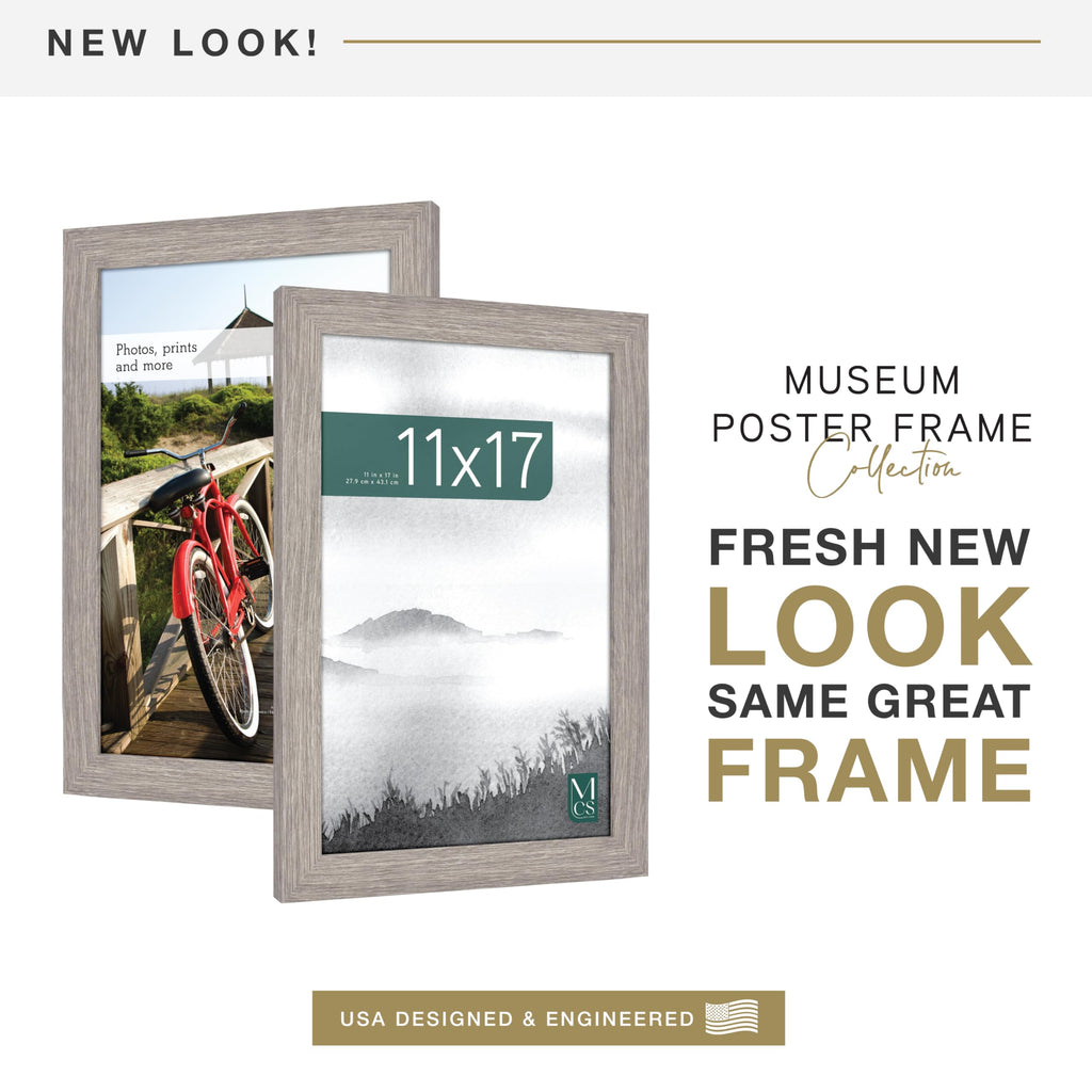 Museum Poster Frame, 11x17, Barnwood