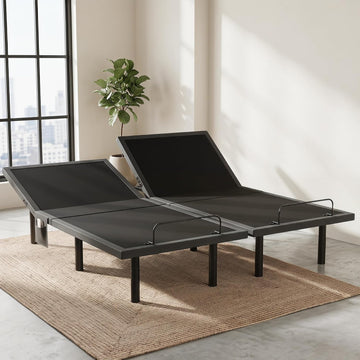 Split King Adjustable Bed Frame Electric Base, Head & Foot Incline