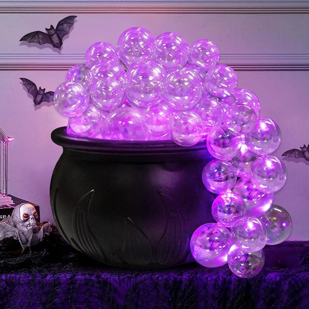Halloween Decorations Indoor - DIY Bubbling Cauldron Set Decor