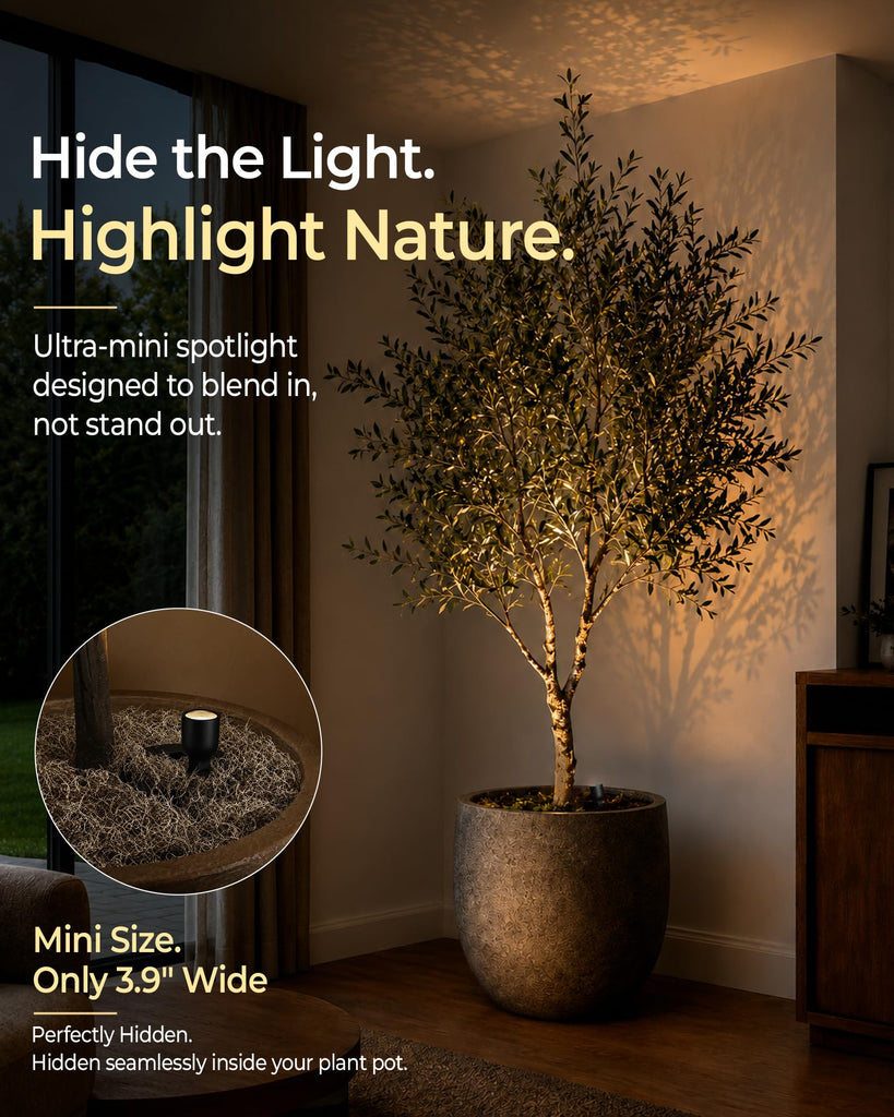 Spotlight Indoor, Rechargeable Battery Picture Lights, Wireless Uplights with Remote, Dimmable, ⁠3 Color