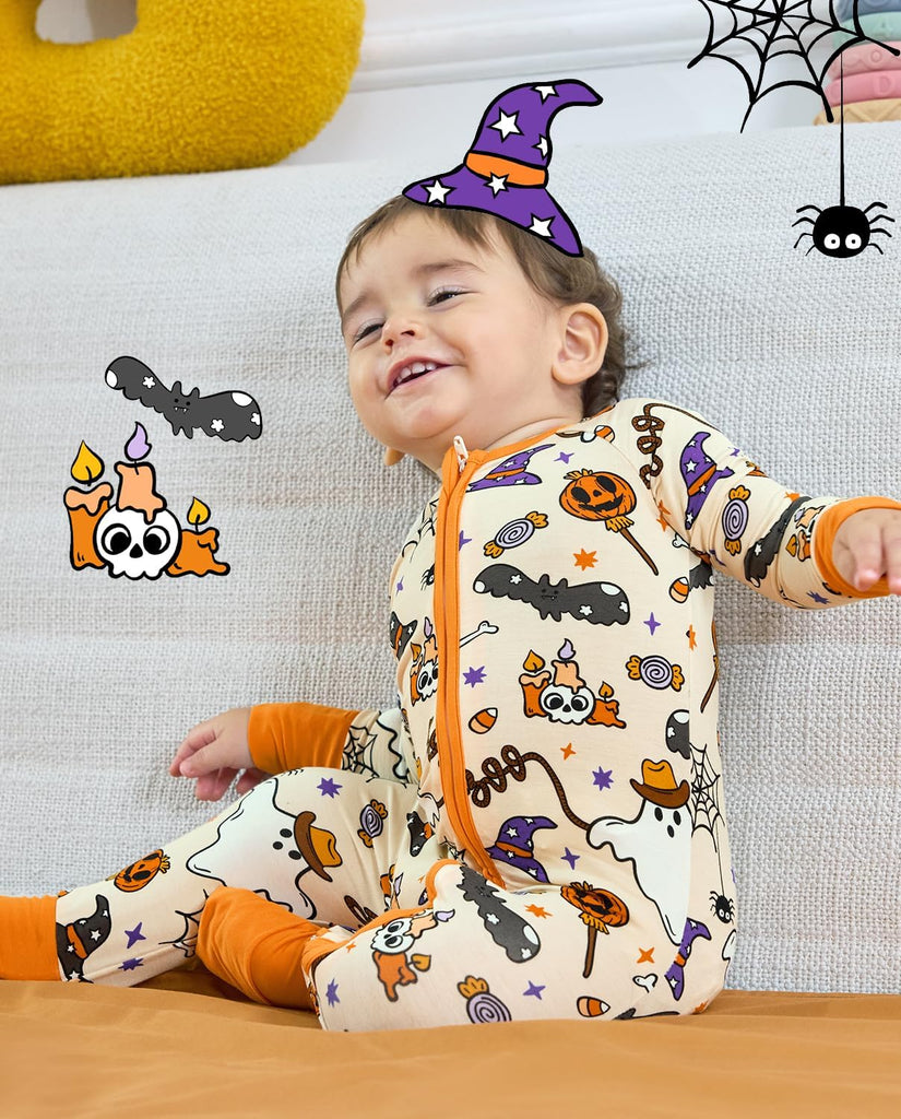 Bamboo Viscose Baby Footie Pajama, Zipper Sleeper Boys Girls