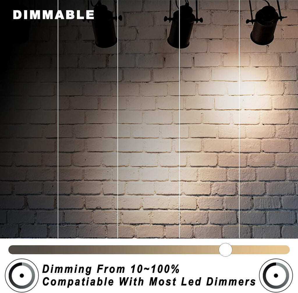 GU10 Dimmable Led Bulbs 120V 50W Equivalent 4000K Natural White