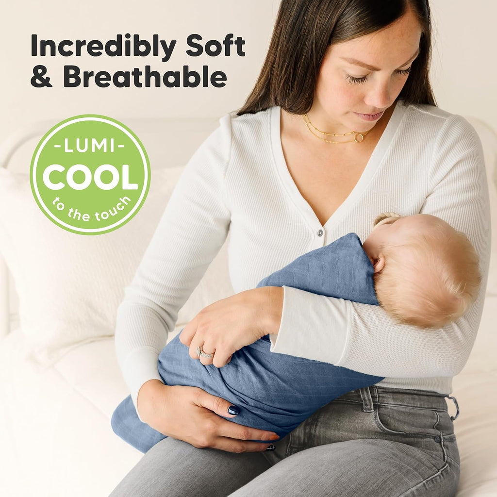 Pack Muslin Swaddle Blankets for Boys, Girls, Newborn Swaddles (Corals)