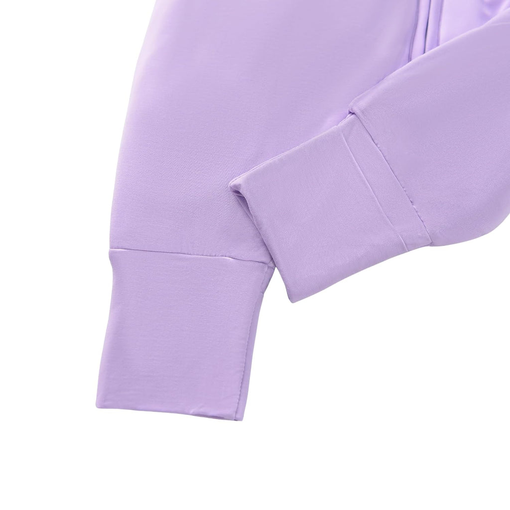 Baby/Toddler Sleep Sack with Legs, Rayon from Bamboo 95% + 5% Spandex, 1.0 TOG, 2‐Way Zipper Sleeping Bag
