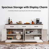 66" Large Sideboard Buffet Cabinet with Storage