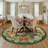 6ft Round Machine Washable Area Rug