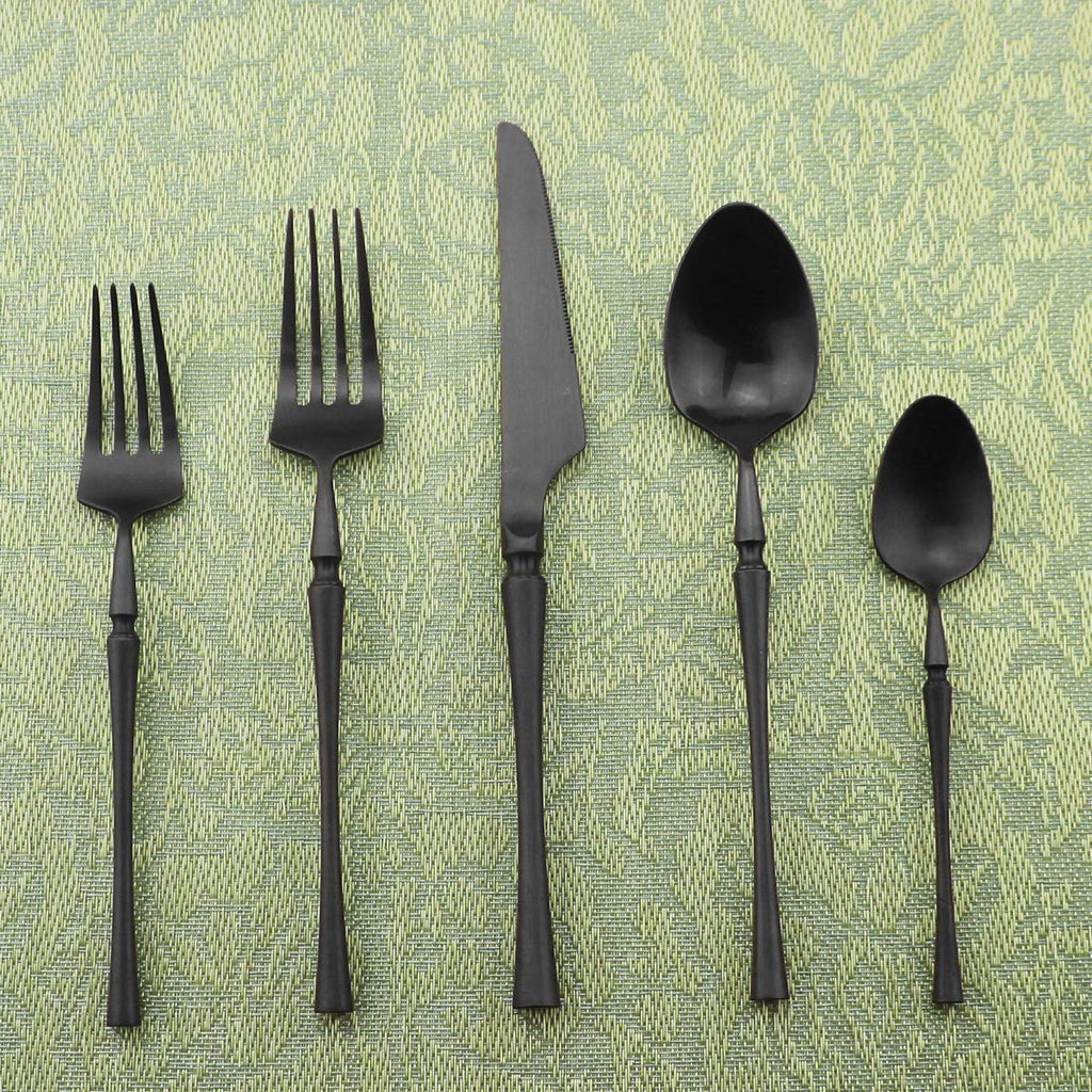 Unique & Beautiful Flatware Set - 20 Piece Iridescent Silverware Sets | 18/10 Stainless Steel Reusable Cutlery Set