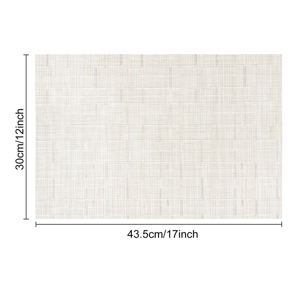 Placemats Set of 6 Kitchen and Dining Table Placemats