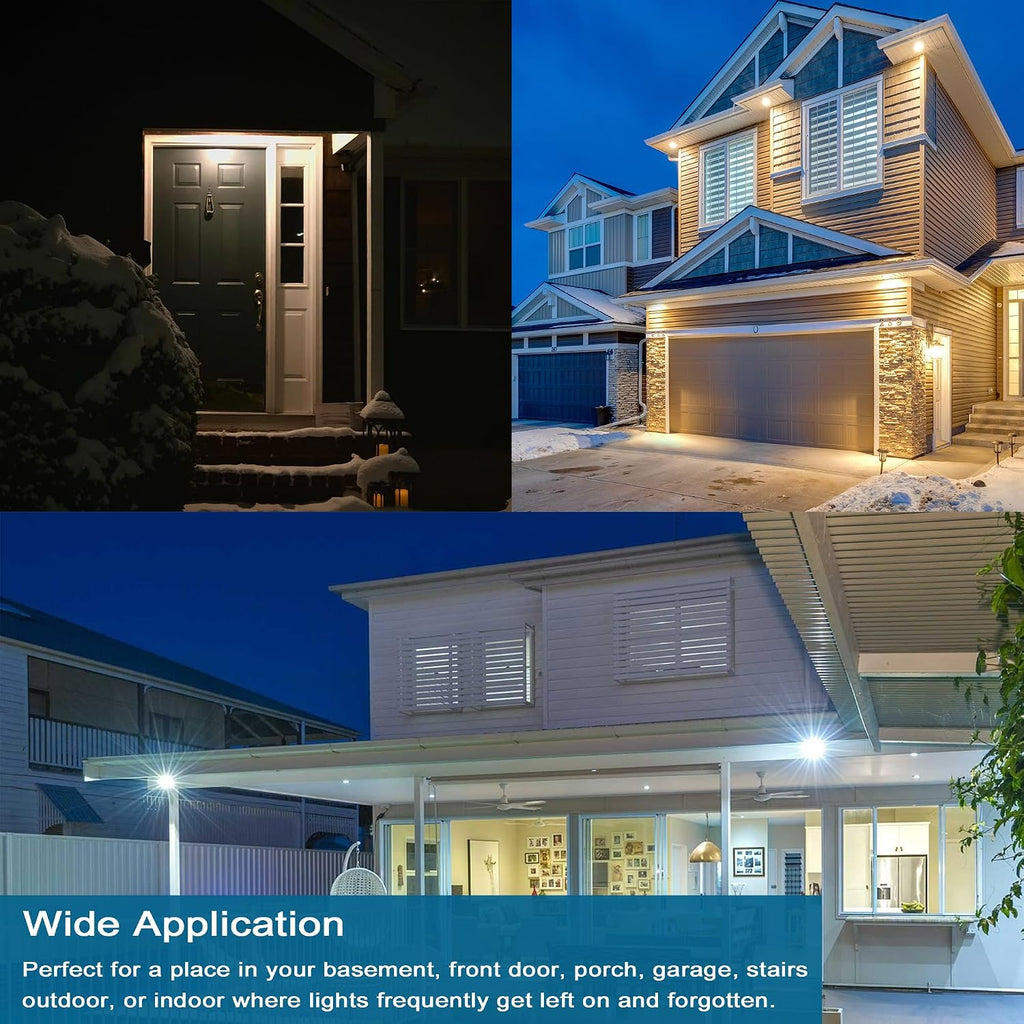 Motion Sensor Light Bulbs for Outdoor Indoor, 9W A19 Motion Detector Led Bulb, 60 Watt Equivalent, E26 800lm 5000K