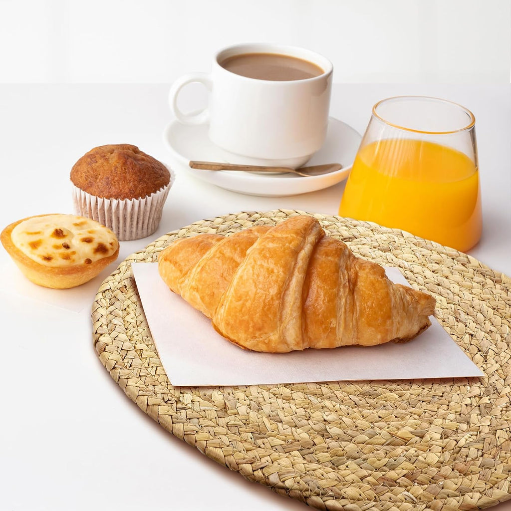 Jute Woven Placemats Natural Braided Placemats, Oval - Set of 6