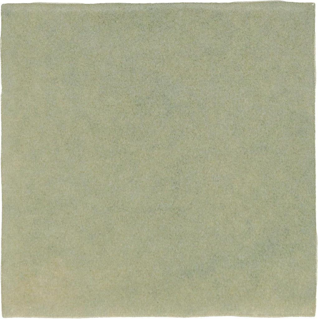 Zellige 4" x 4" Ceramic Wall Tile in Glossy Salvia (7.98 SQFT per Carton) (76 PC per Carton)