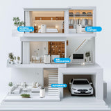 5000 Sq.Ft Dehumidifier for Basement with Drain Hose, 80 Pint Dehumidifiers for Home with Large 6.5L Water Tank