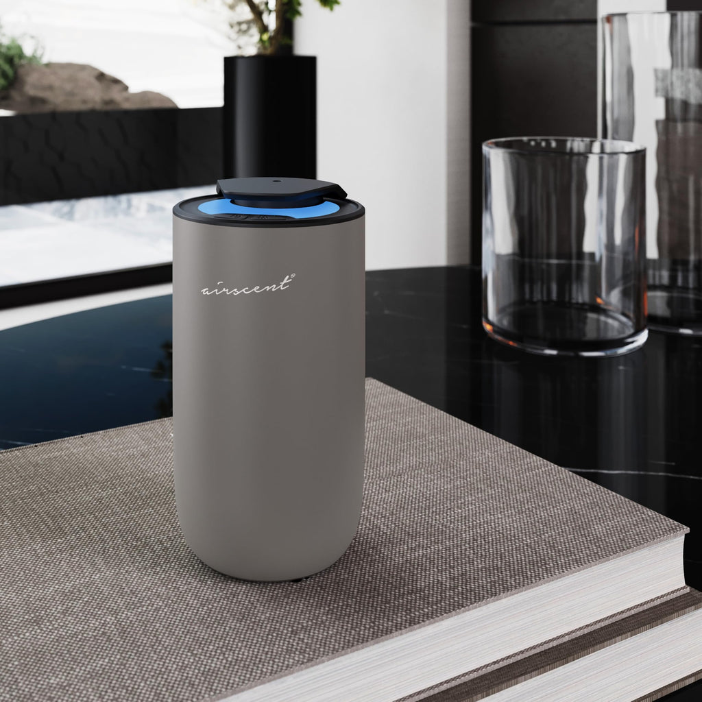 The AirScent Mini Waterless Diffuser - Silver Finish - 15 mL Capacity