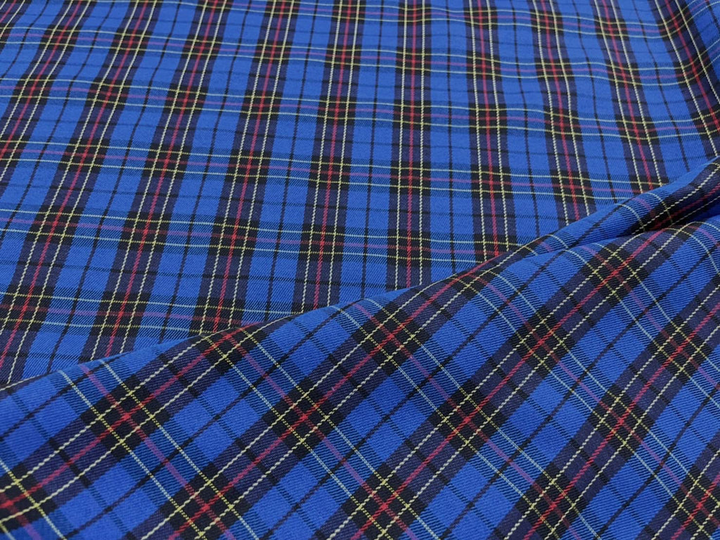 60 Inch Plaid Scottish Traditional Pattern Tartan Motif Printed 100% Woven Cotton Fabric for Clothing Tablecloth