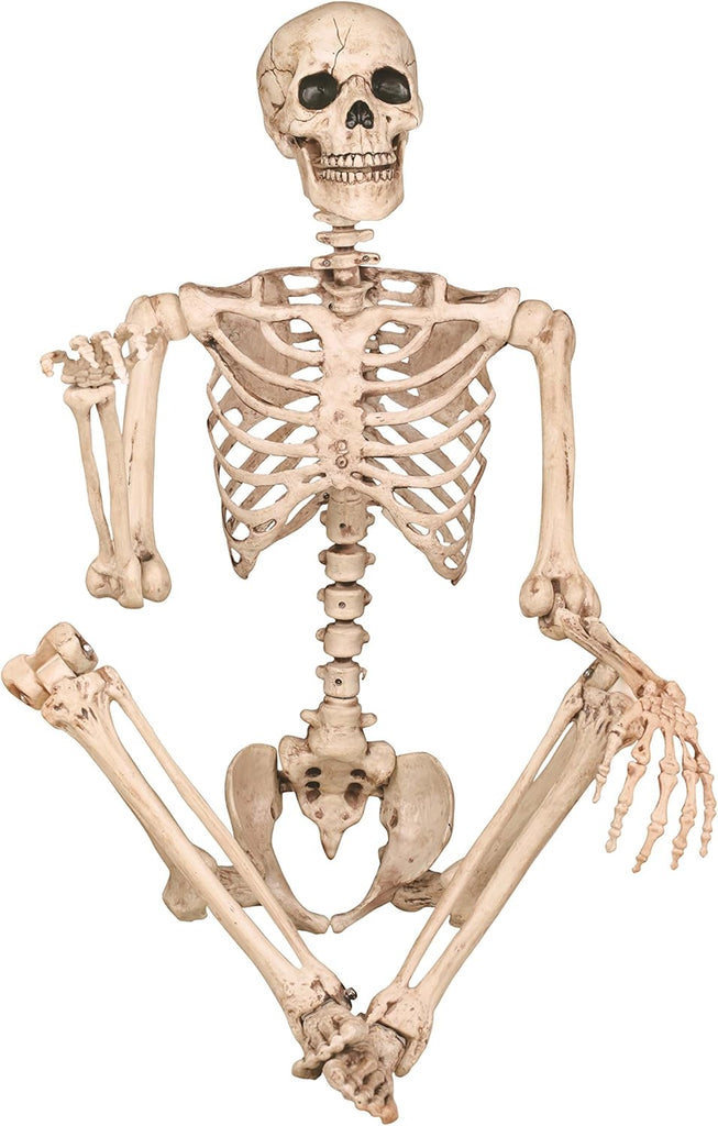 Original Pose-N-Stay Halloween Skeleton, 5 FT - Life-Size