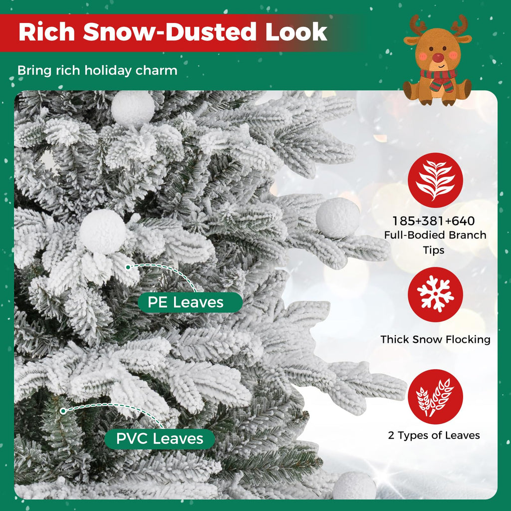 Artificial Pre-Lit Christmas Tree Set of 3, Battery Operation