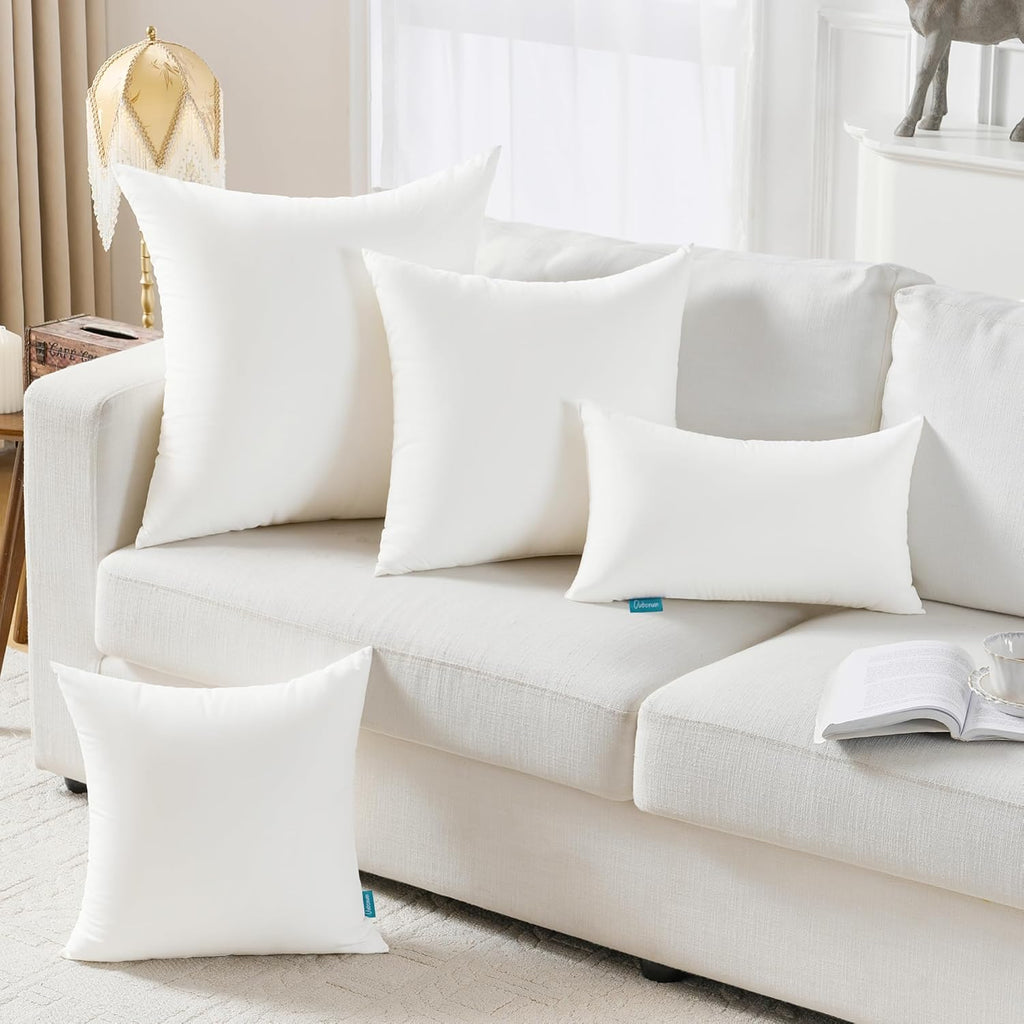 12x20 Outdoor Lumbar Pillow Inserts Waterproof Cushions - Set of 2