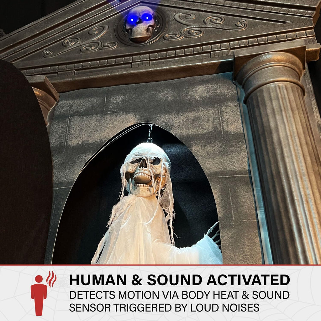 6.7-Ft. Motion-Activated Animatronic Mausoleum