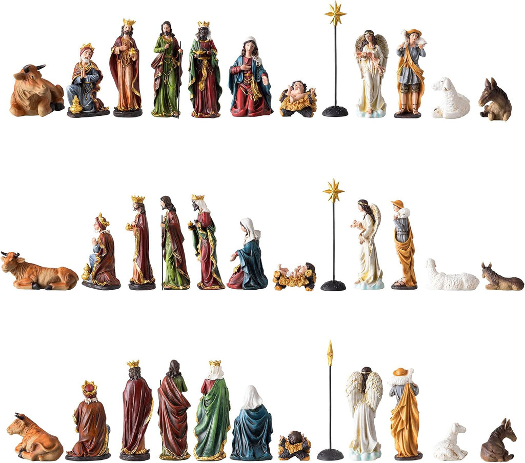 Nativity Set for Christmas Indoor 13 Pieces 7.9 Inch