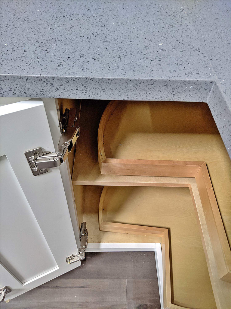 165 Degree Soft Close Cabinet Hinge, Single Pack Lazy Susan Corner Cabinet Hinge for Cabinet Frame to Door