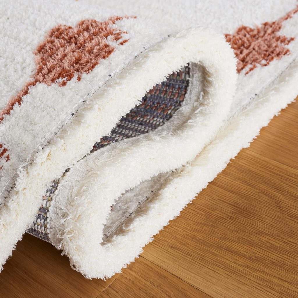 Marrakech Area Rug - 9' x 12', Ivory & Multi, Moroccan Boho Tribal Rustic Design, Non-Shedding & Easy Care