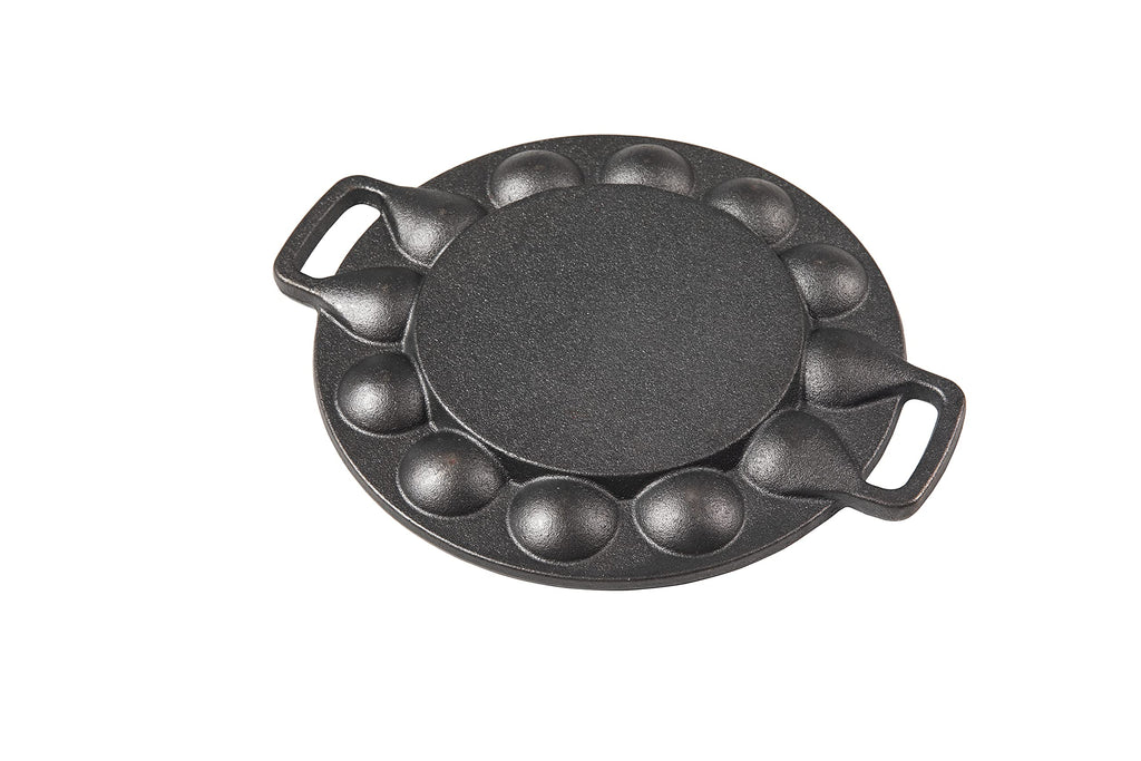 Cast Iron Aebleskiver Pan/Ebelskiver Pan/Ideal for poffertjes pan (19 Hole)