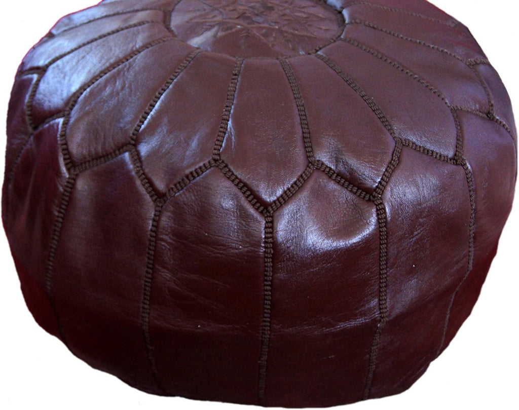 Pouf Footrest Hassock Leather Luxury Footstools Cover Satifaction Guarranteed