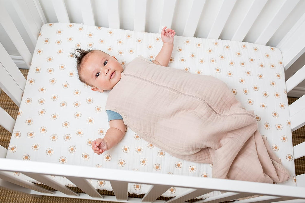Baby Sleep Sack Wearable Blanket 100% Cotton Sleeveless with Zipper Closure
