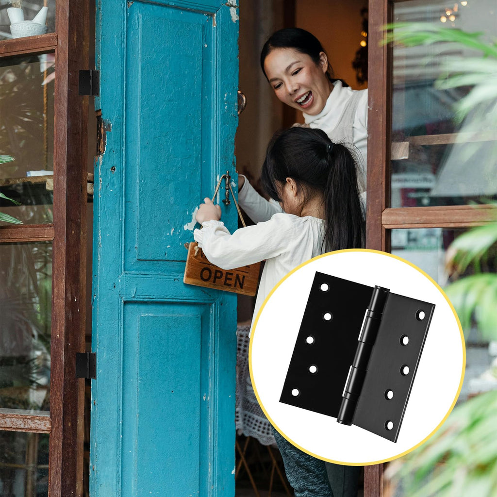 5 Inch Stainless Steel Door Hinges, Heavy Duty Commercial Door Hinges Ball Bearing Hinges for Exterior & Interior