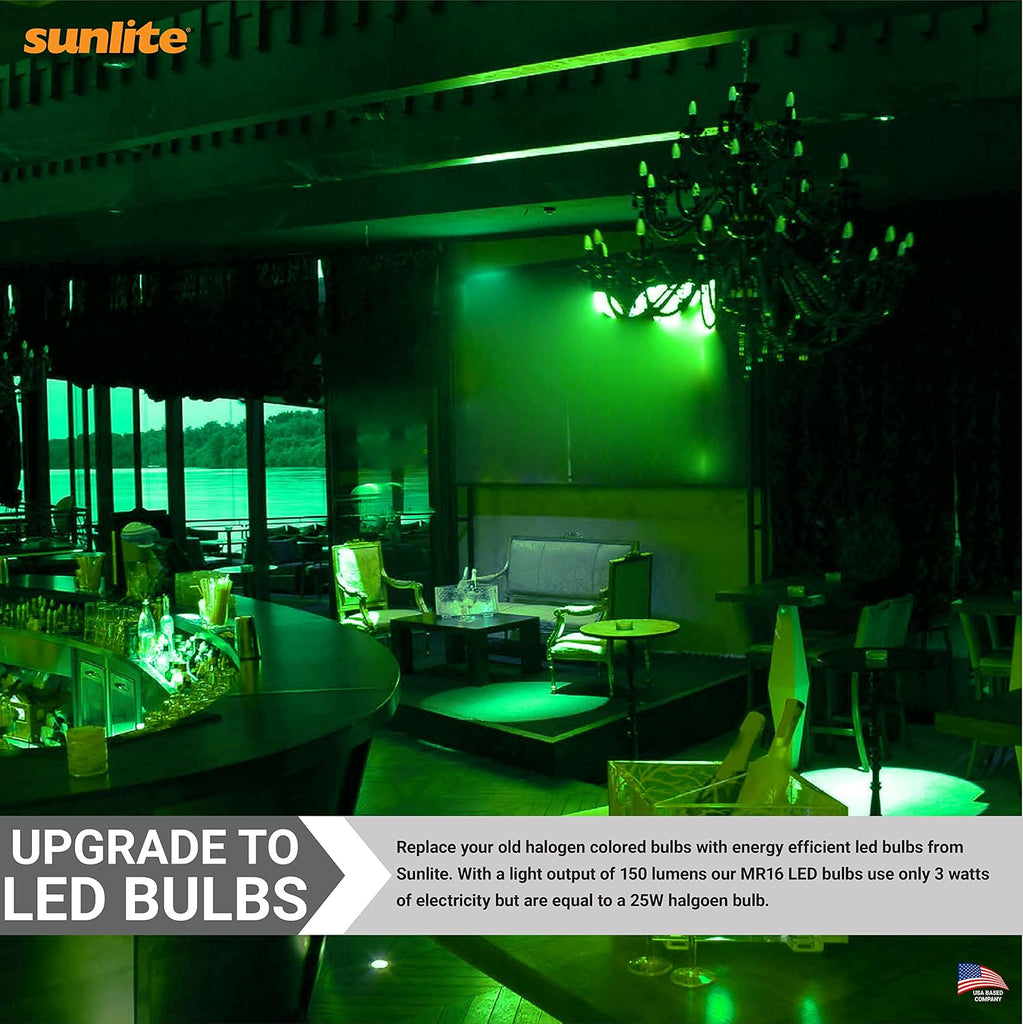 LED MR16 Reflector Spotlight Bulb, 150 Lumens, 3 Watts (25W Halogen Bulb EQ) 12V, GU5.3 Bi-Pin Base, Non-Dimmable