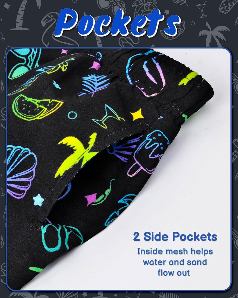 Boys Swim Trunks Board Shorts Teen Boys Swimsuit Quick Dry Swimwear Swimming Shorts Bathing Suit