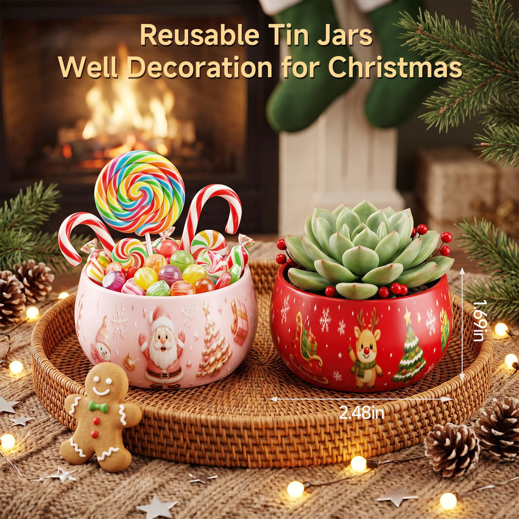 Christmas Scented Candles Gift Set, 12 Pack Soy Candles