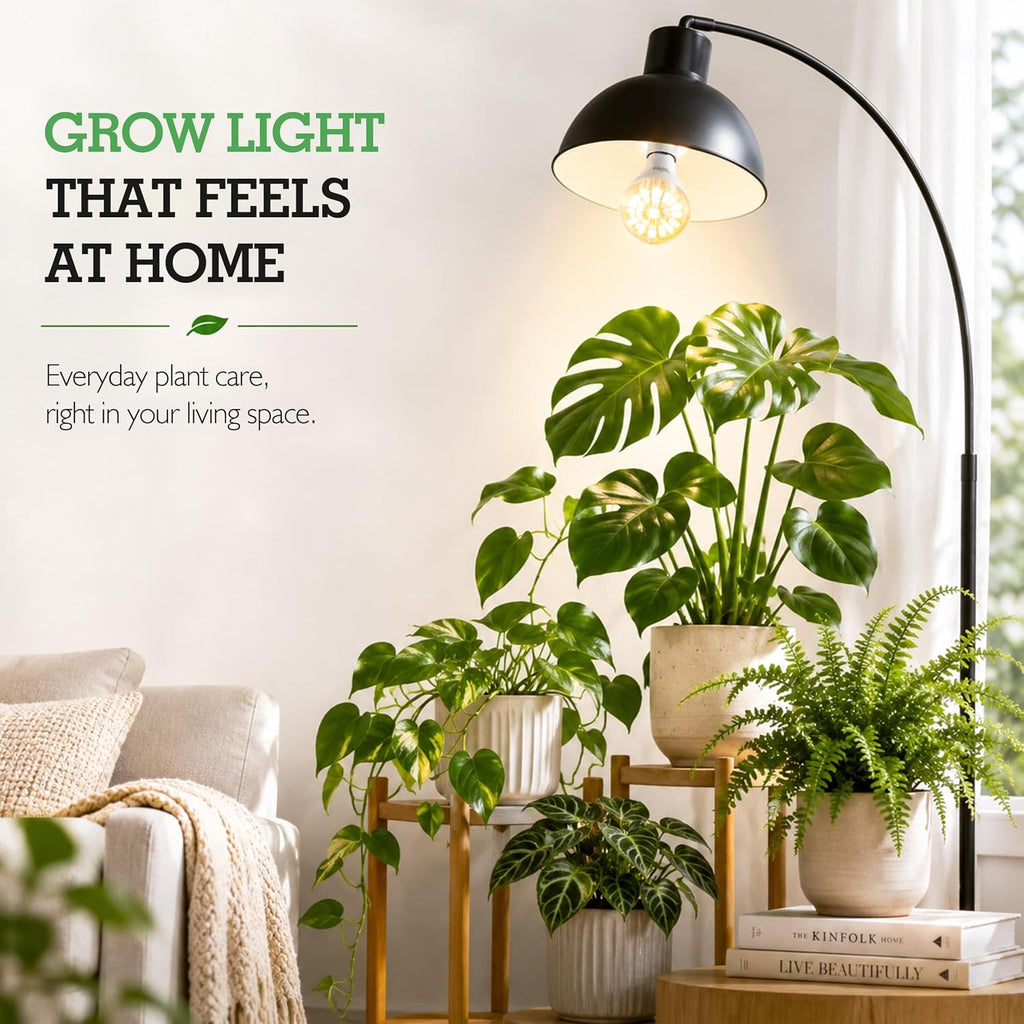 LED Grow Light Bulbs, Full Spectrum Plant Light Bulb, 9W E26, 120V