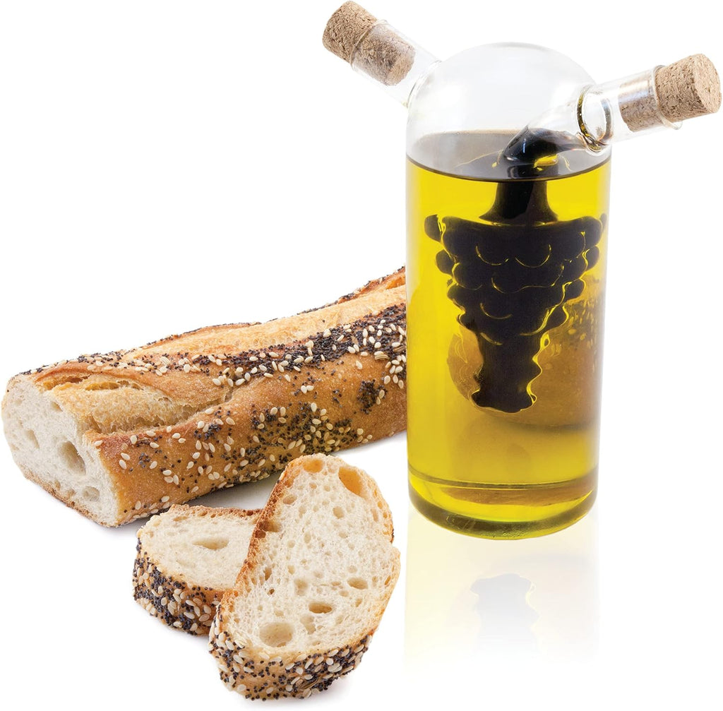 Napa Olive Oil and Vinegar Cruet with Cork Stopper