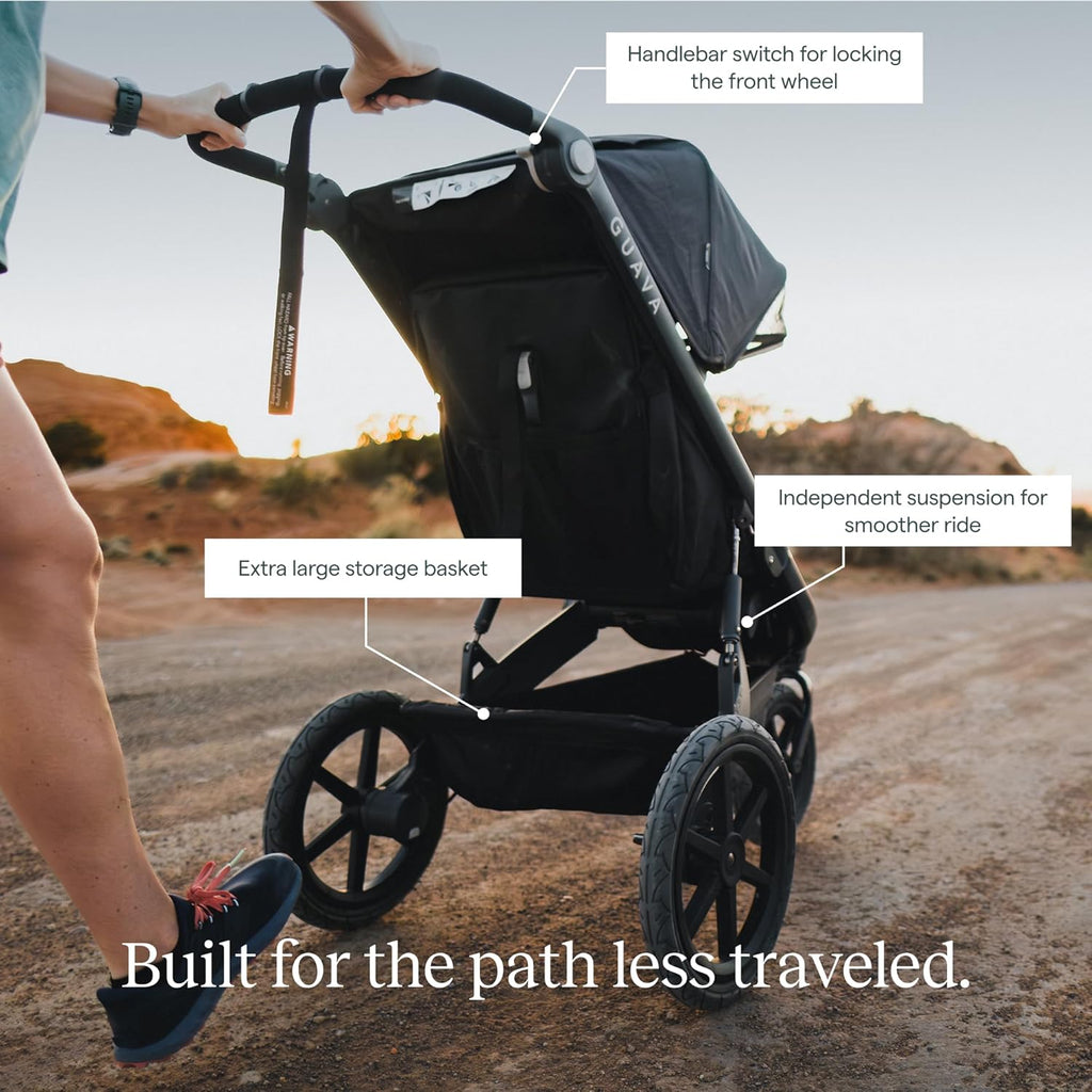 Roam Jogging Stroller with 3D Nesting Fold | Compact-Folding Baby & Toddler Travel Stroller | All-Terrain Running