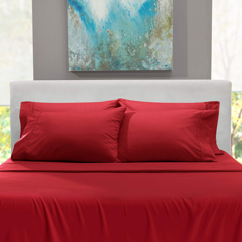 Extra Deep Pocket Sheets - Fits Mattress 18-24 Inches Deep - Extra Deep Pocket California King Size - 6 Piece Cal