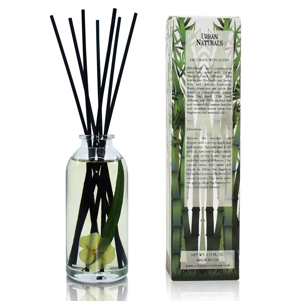 Reed Diffuser Set, Lemongrass Verbena - Bathroom Shelf Décor