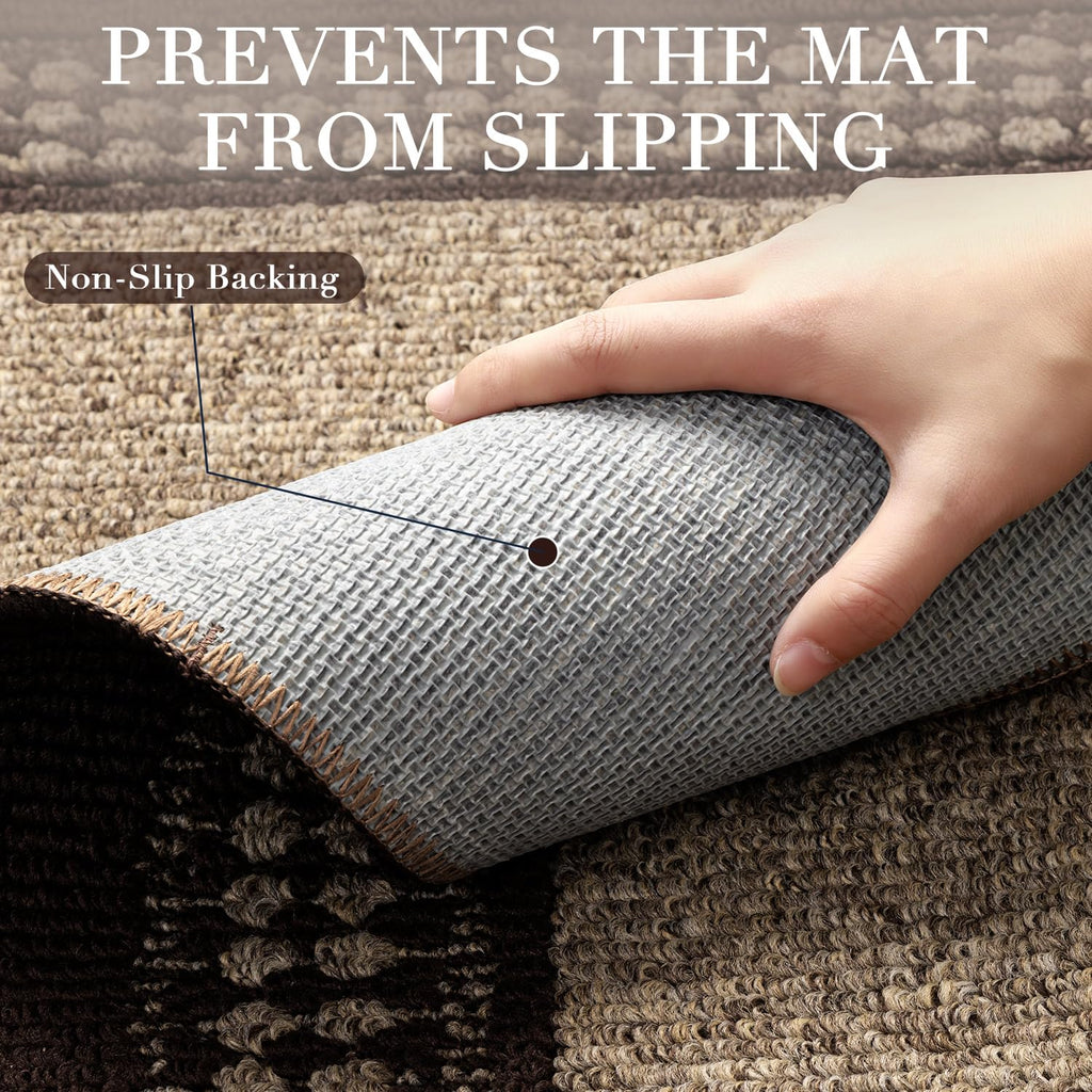 Kitchen Runner Rugs, Set of 2 Non Slip Kitchen Mats for Floor