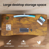 63 x 28 Inch Electric Standing Desk, Sit to Stand Up, Work Home Office Computer Table for Study, Walking Pad, Writing