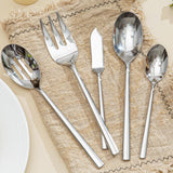Silverware Set with Serving Utensils, 45-Piece Forged Flatware Set Cutlery Set Premium Stainless Steel, Service for 8