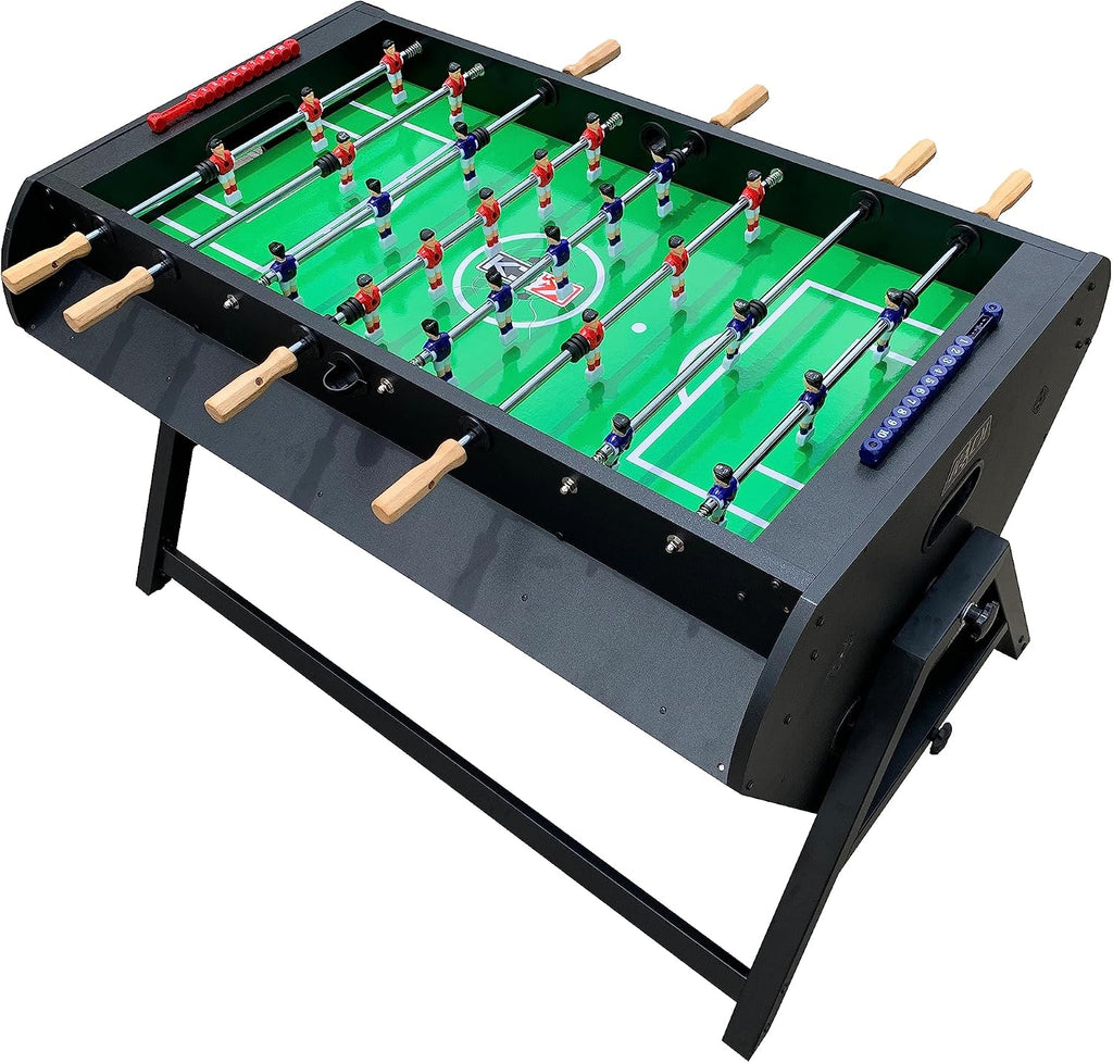 55″ Telescopic Rods 3-in-1 Swivel Multi Game Table - Foosball, Pool/Billiards & Air Hockey