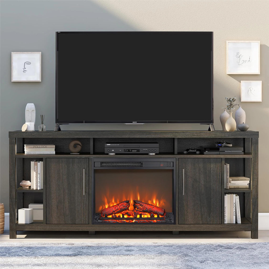23 inch Electric Fireplace Insert, Fireplace Heater with Remote