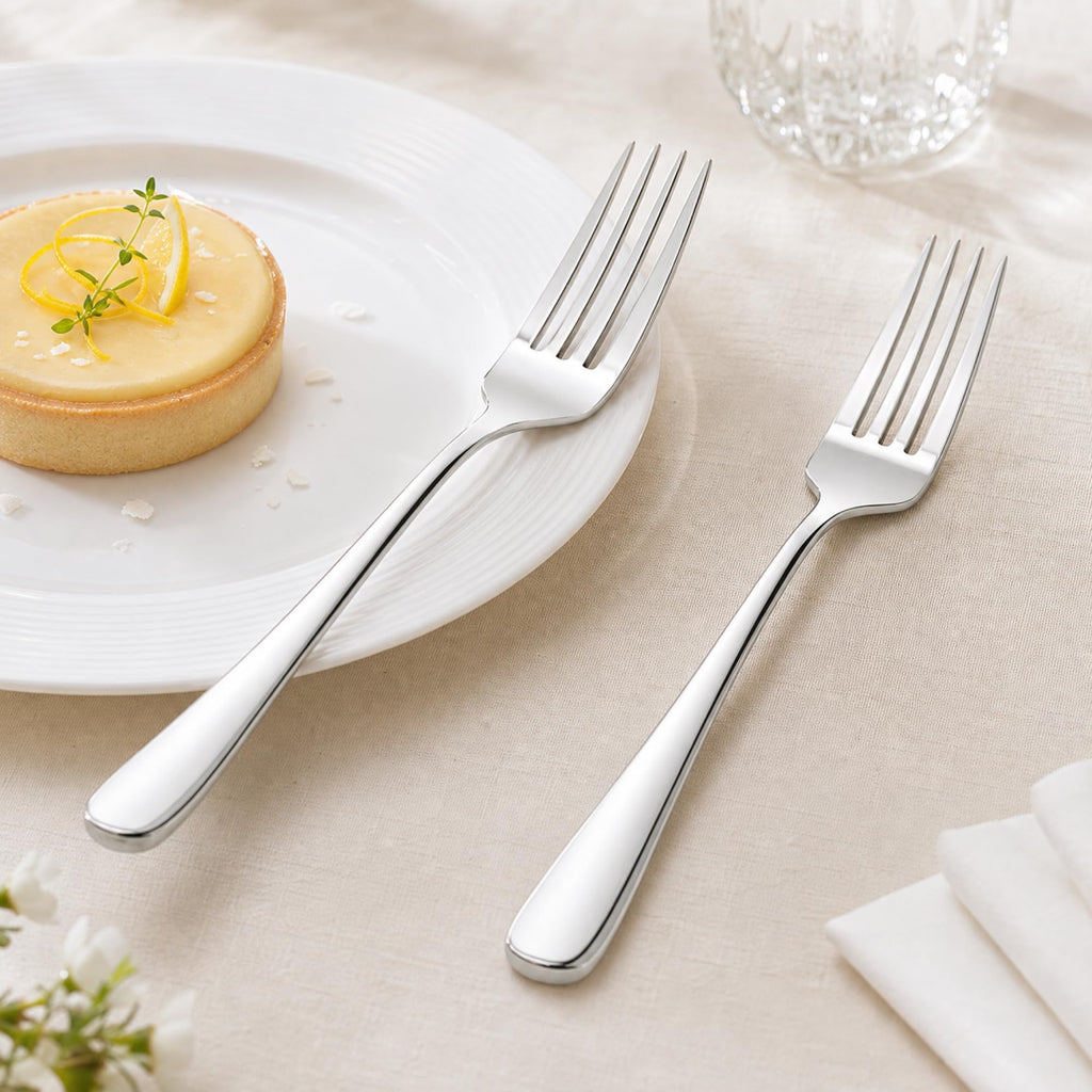 24 Piece Dinner Forks Set, 18/10 Stainless Steel Forks Silverware, 8 Inch
