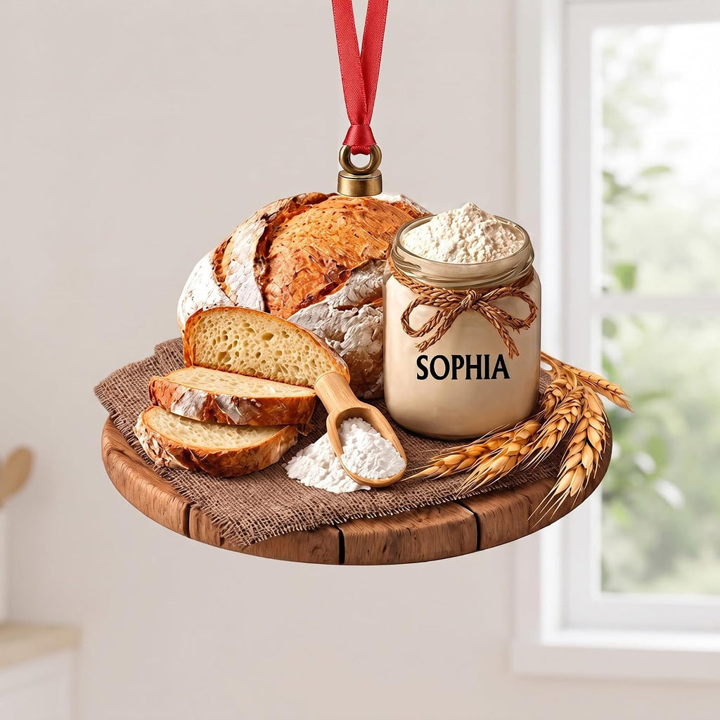Sourdough Bread Ornament, Sourdough Ornament, Gift for Baker