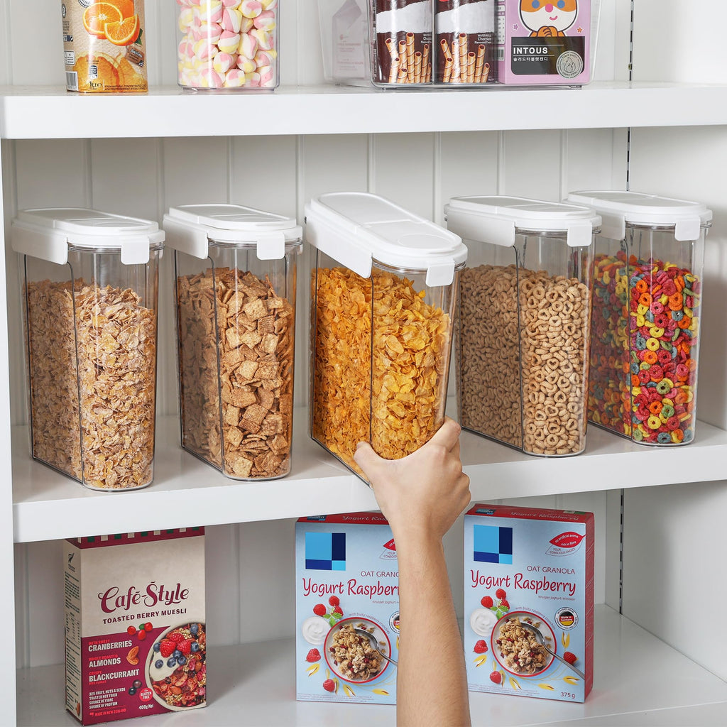 Cereal Containers Set, 3 PCS, 135.2oz/4L