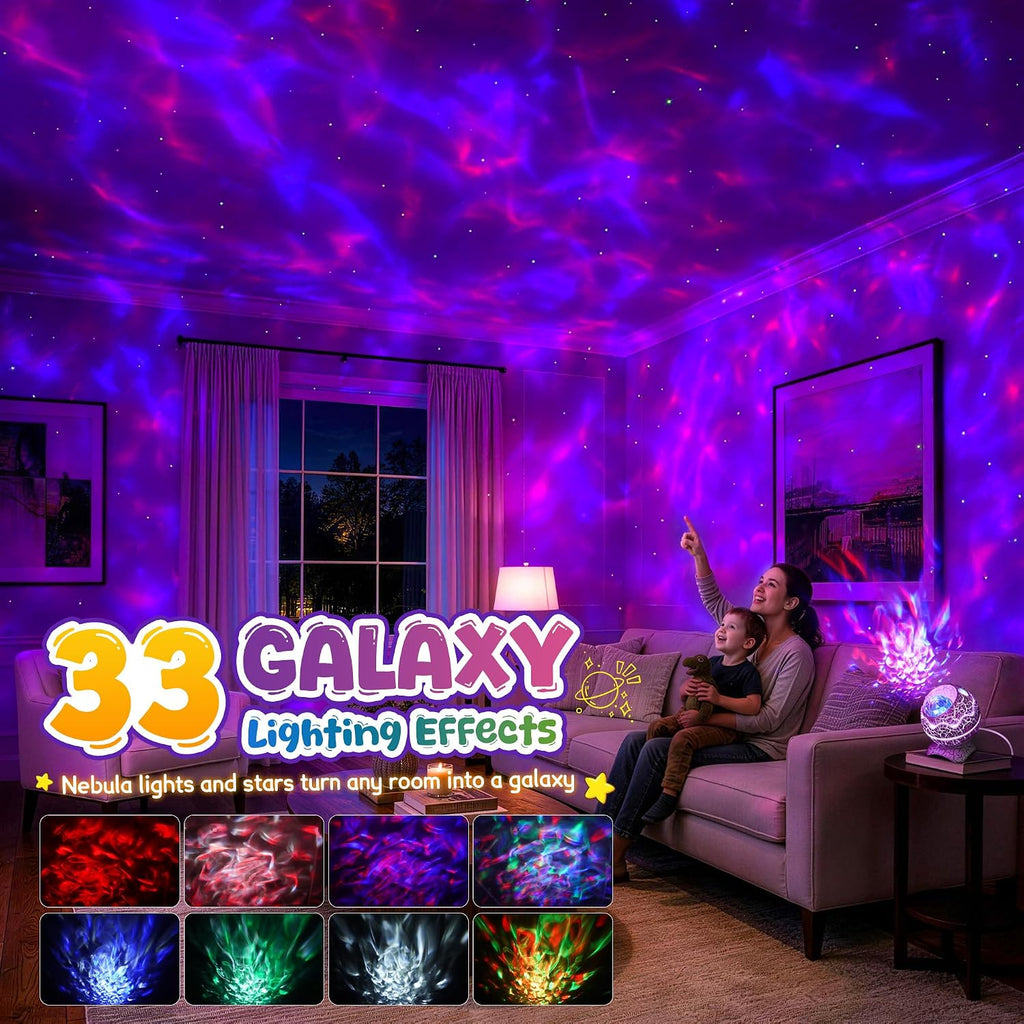 Galaxy Projector Star Projector, Night Light for Kids Room Decor
